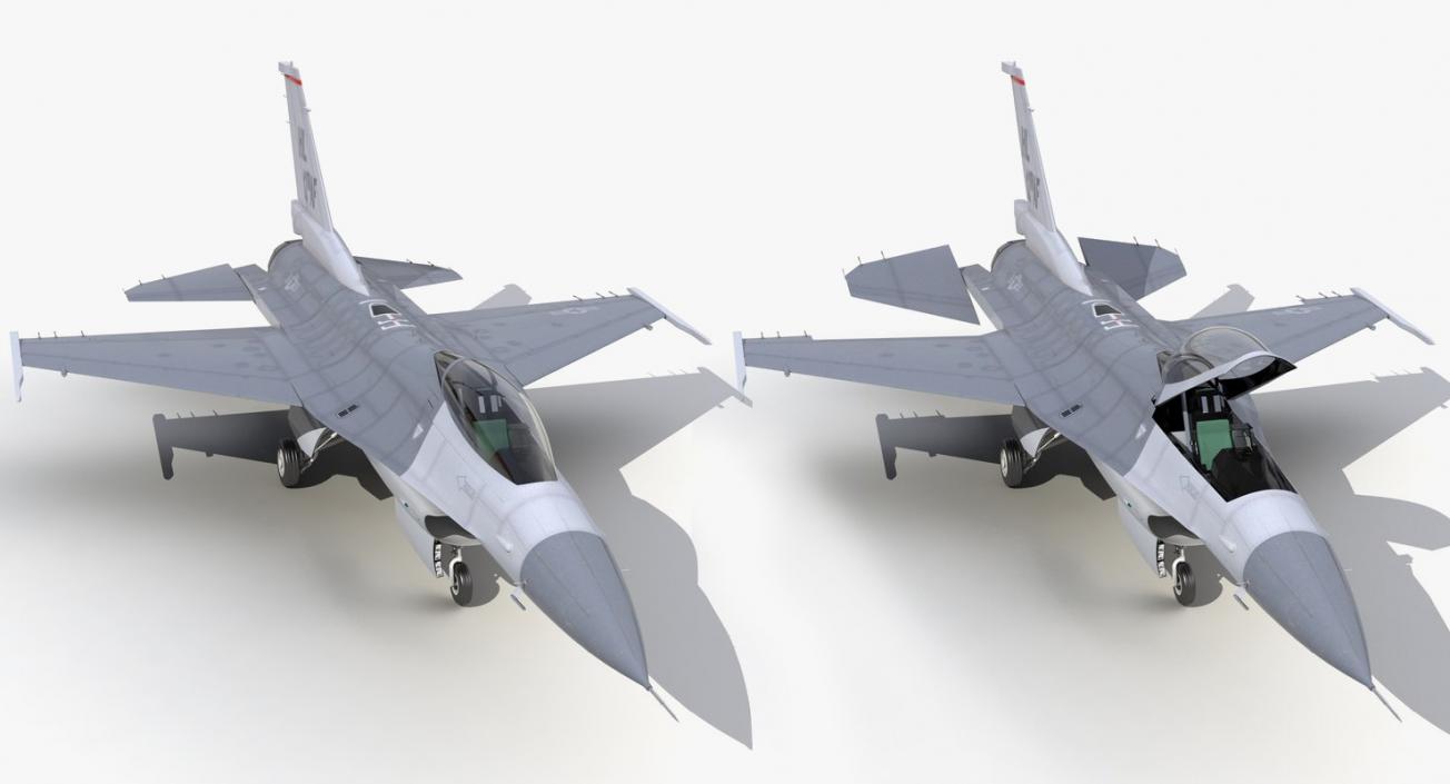 3D Rigged US Military Aircrafts Collection 2