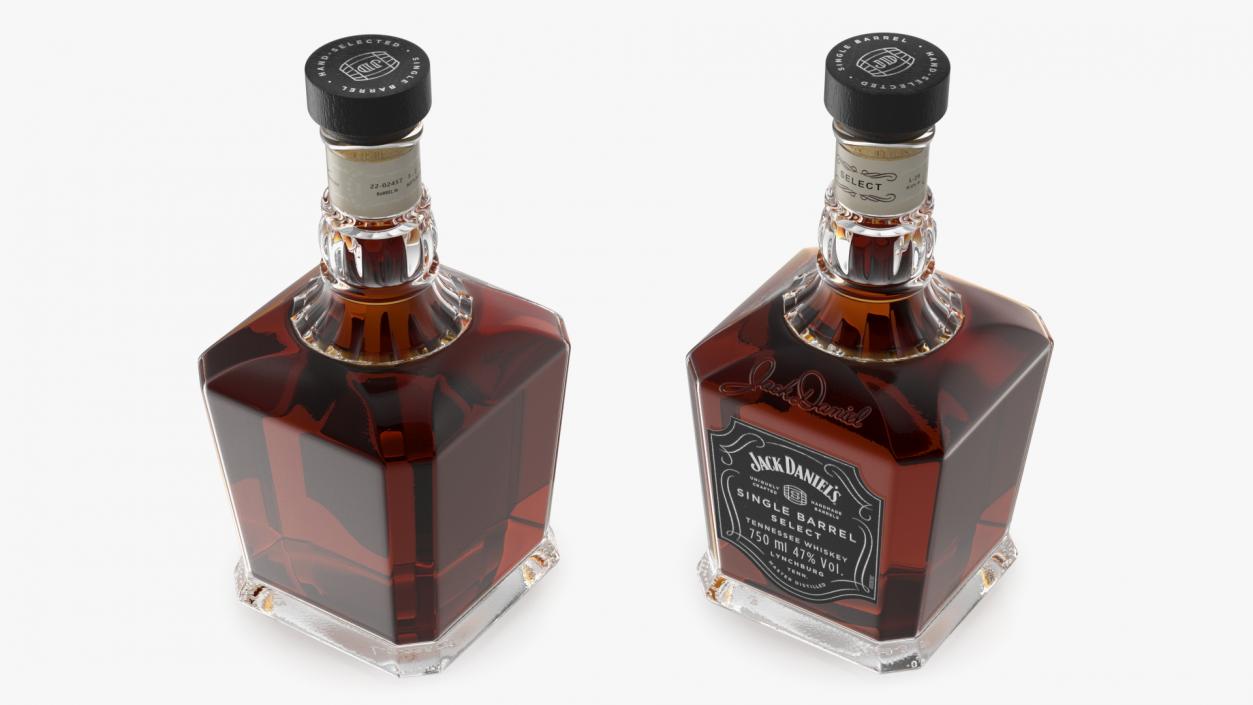 3D Jack Daniels Single-Barrel Dark