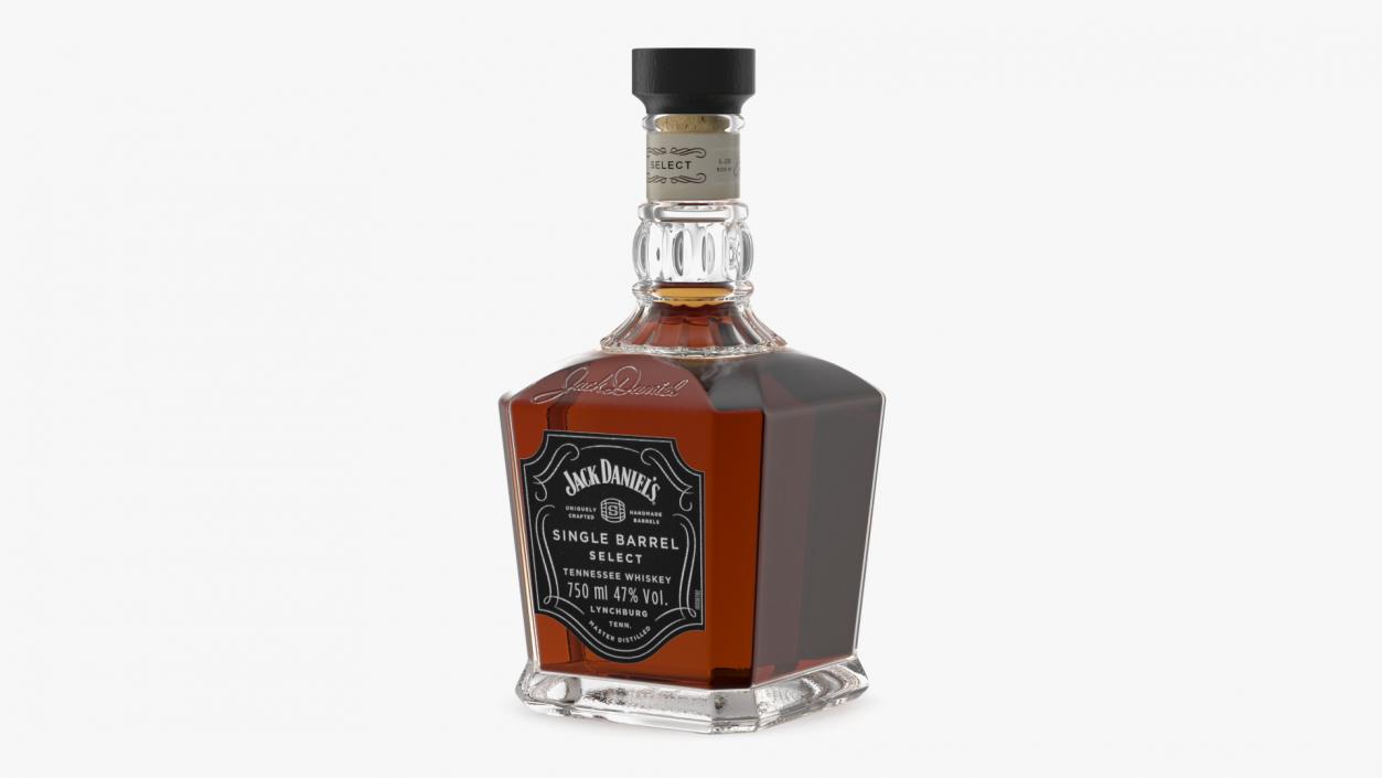 3D Jack Daniels Single-Barrel Dark