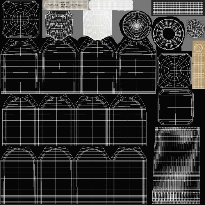 3D Jack Daniels Single-Barrel Dark