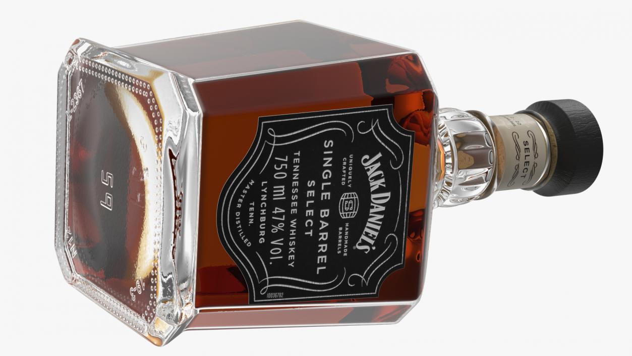 3D Jack Daniels Single-Barrel Dark