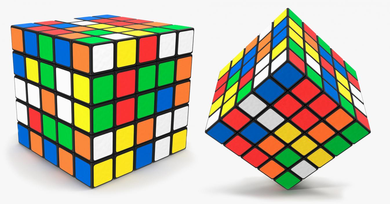 3D Rubiks Cubes Collection model