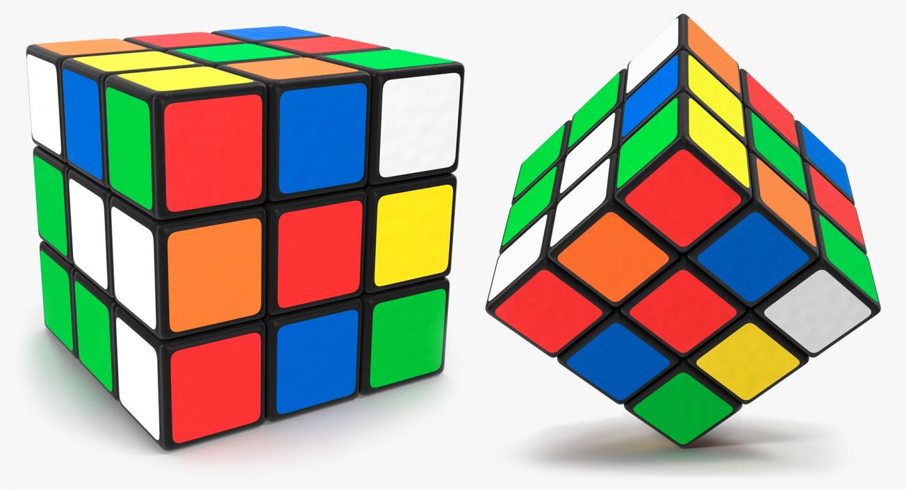 3D Rubiks Cubes Collection model