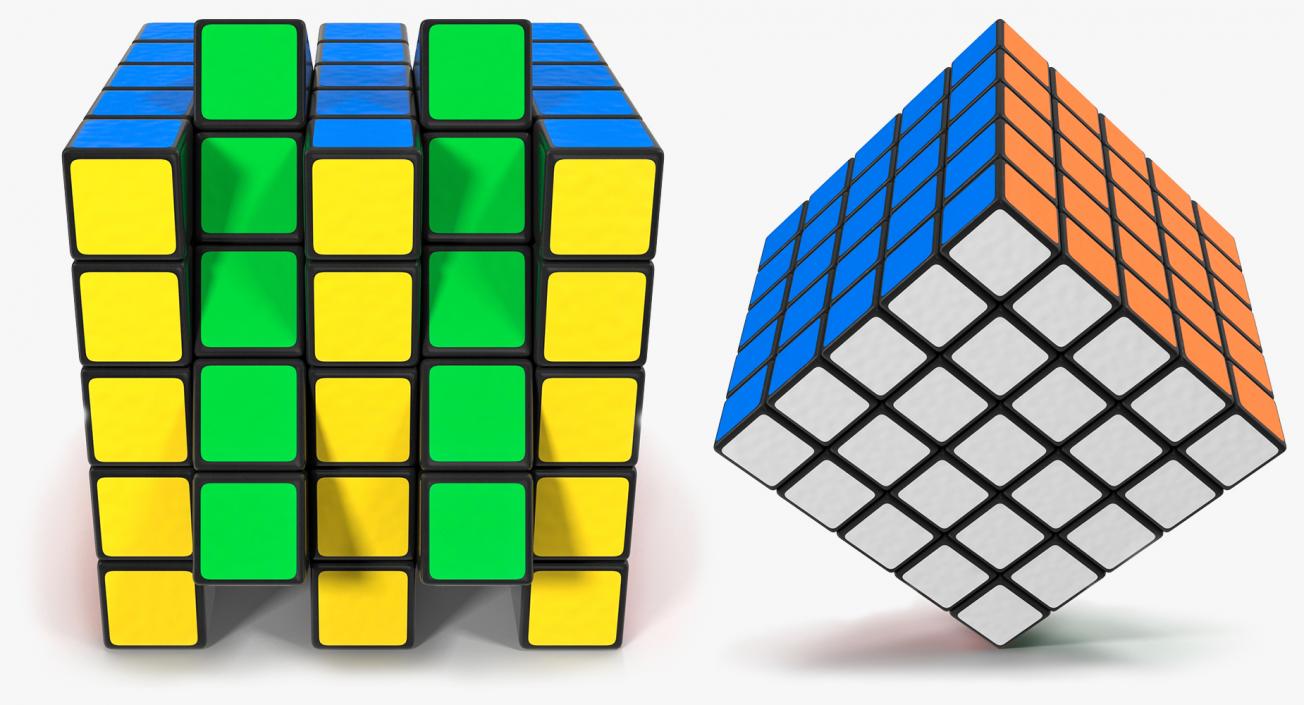 3D Rubiks Cubes Collection model