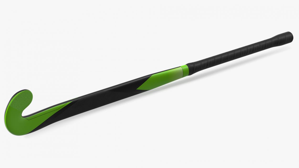 Field Hockey Stick Green 3D model