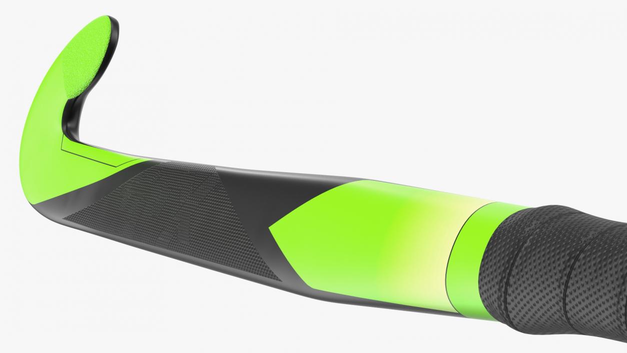 Field Hockey Stick Green 3D model