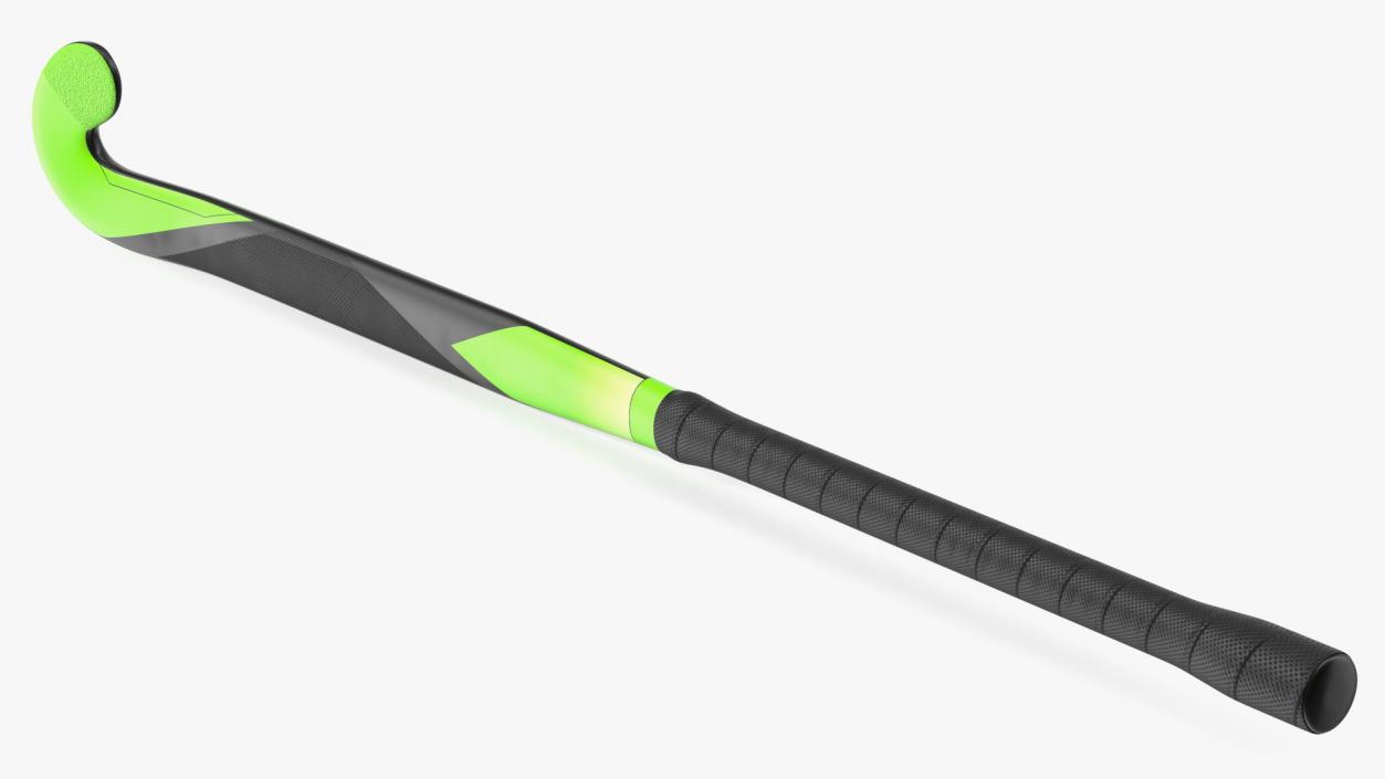 Field Hockey Stick Green 3D model