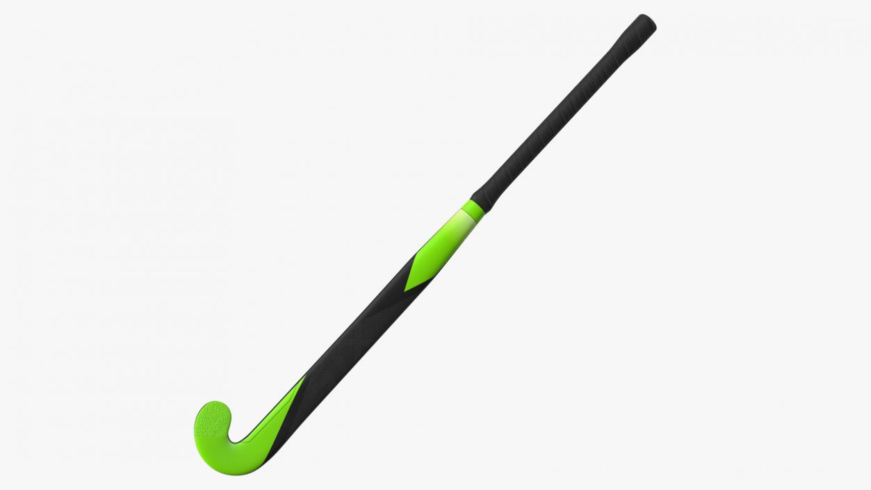 Field Hockey Stick Green 3D model