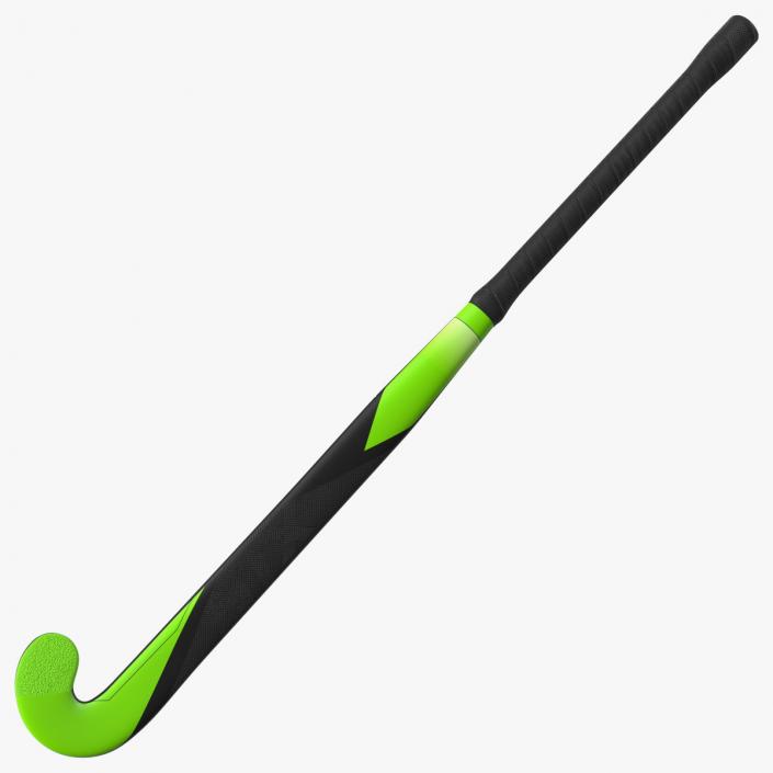 Field Hockey Stick Green 3D model