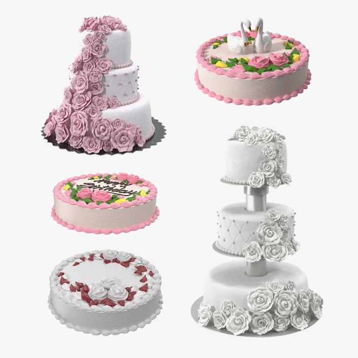 3D Cakes Collection 2 model