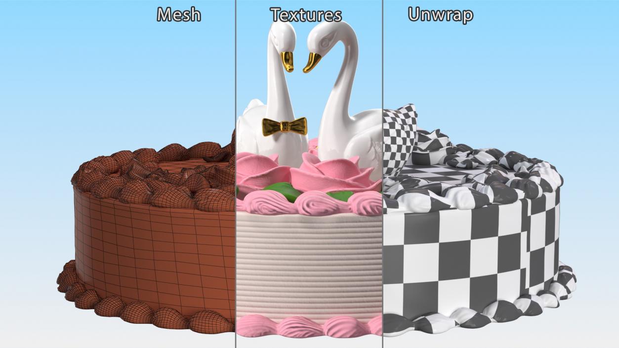 3D Cakes Collection 2 model