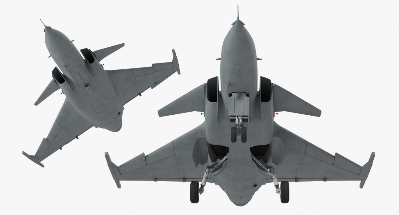 3D model Saab JAS 39 Gripen Rigged