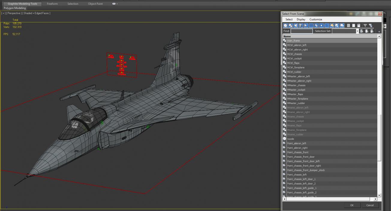 3D model Saab JAS 39 Gripen Rigged