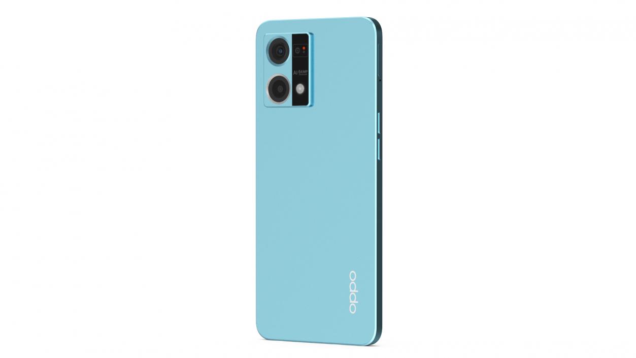 Cellphone OPPO F21 Pro Blue 3D