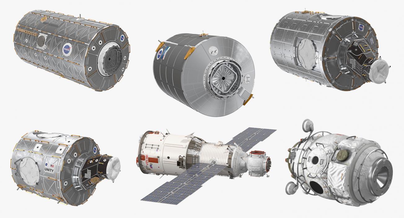 ISS Modules Collection 4 3D model