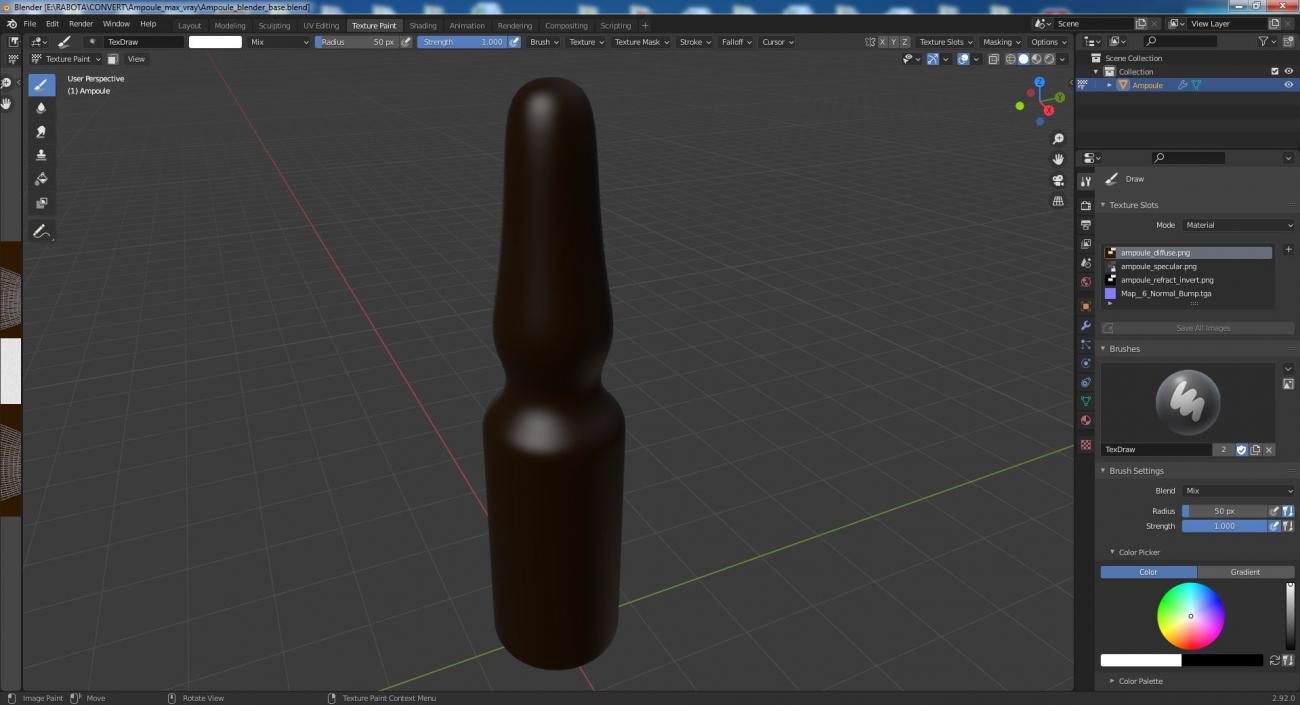 Ampoule 3D model