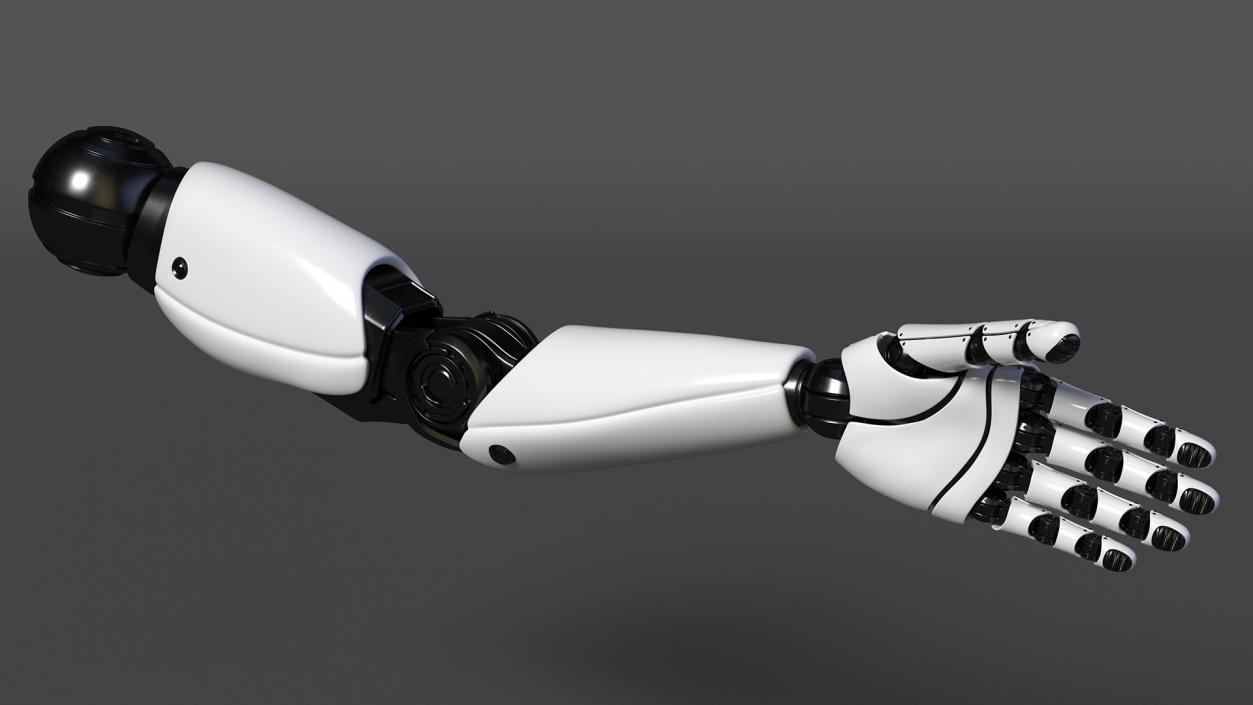 3D Sci Fi Robot Arm Rigged model