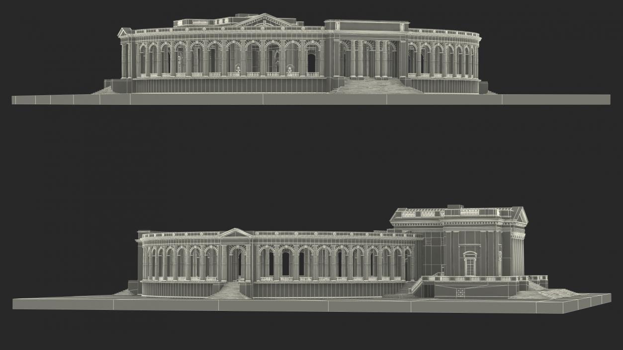 Arlington National Cemetery Memorial Amphitheater 3D model