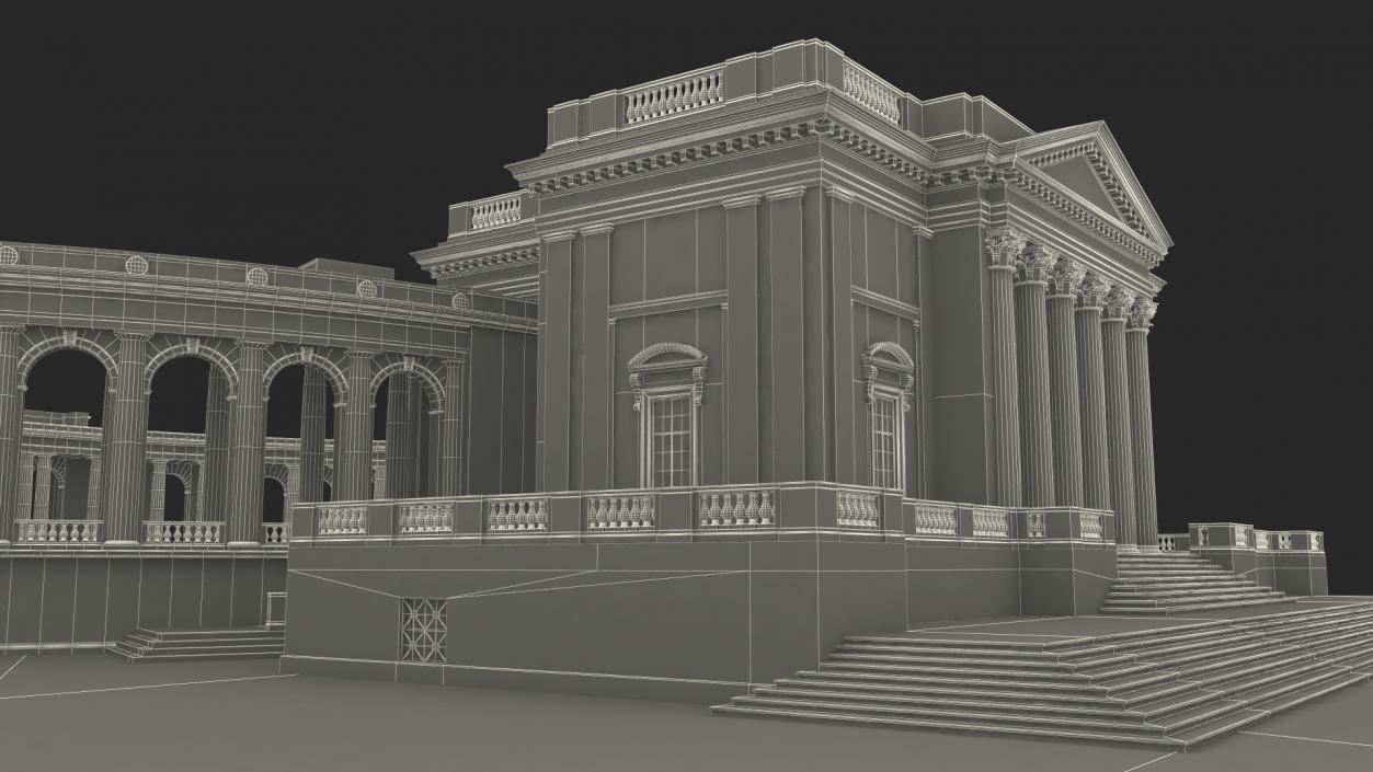 Arlington National Cemetery Memorial Amphitheater 3D model