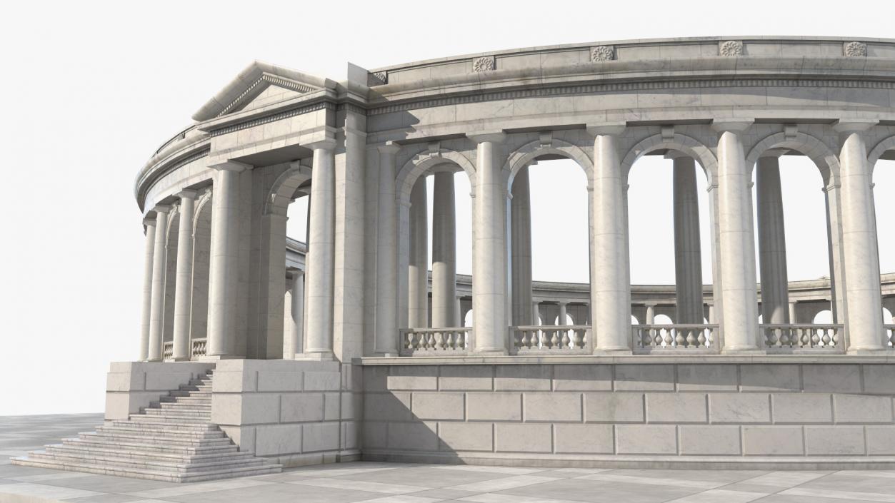 Arlington National Cemetery Memorial Amphitheater 3D model