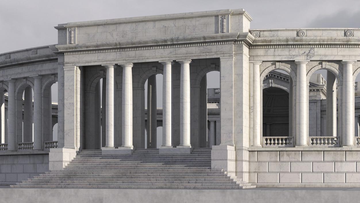 Arlington National Cemetery Memorial Amphitheater 3D model