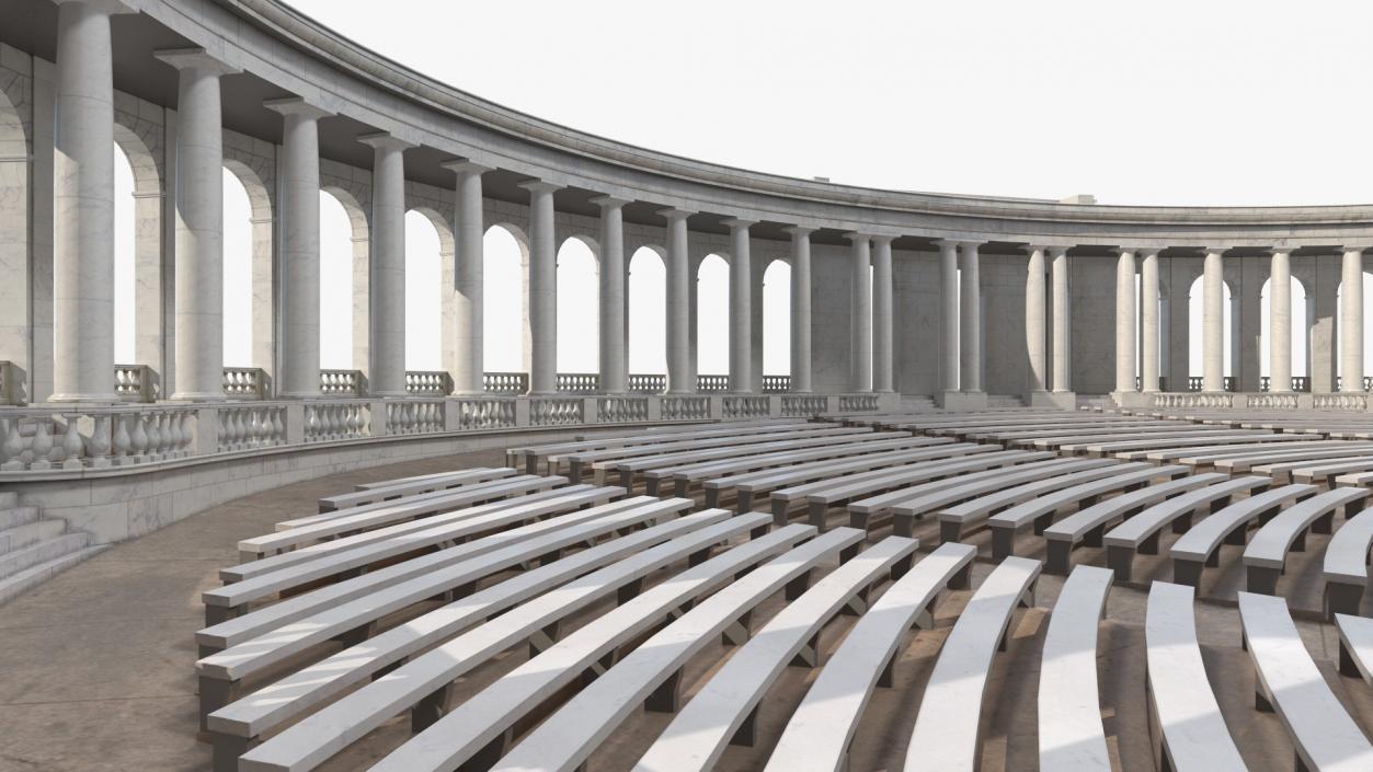 Arlington National Cemetery Memorial Amphitheater 3D model