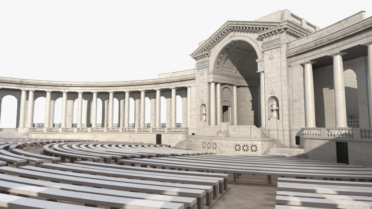 Arlington National Cemetery Memorial Amphitheater 3D model