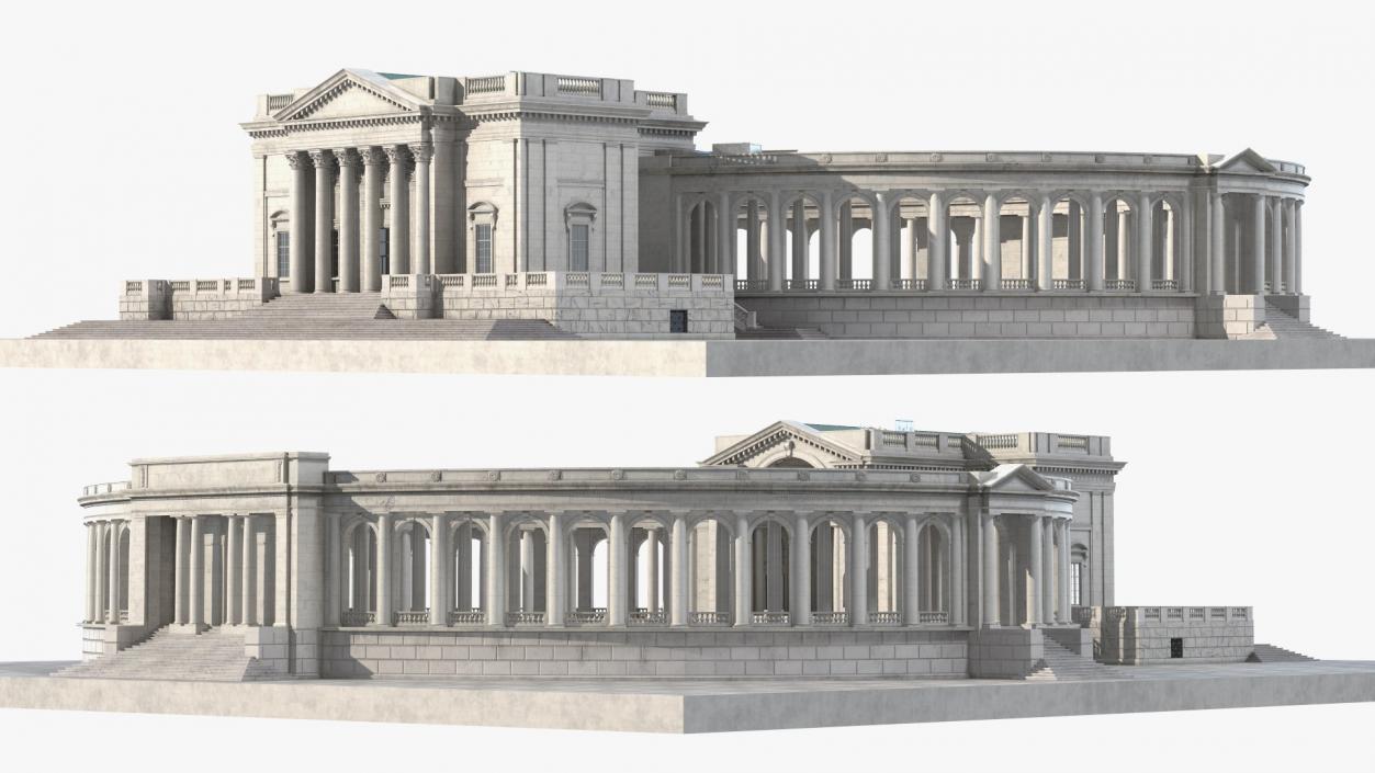 Arlington National Cemetery Memorial Amphitheater 3D model