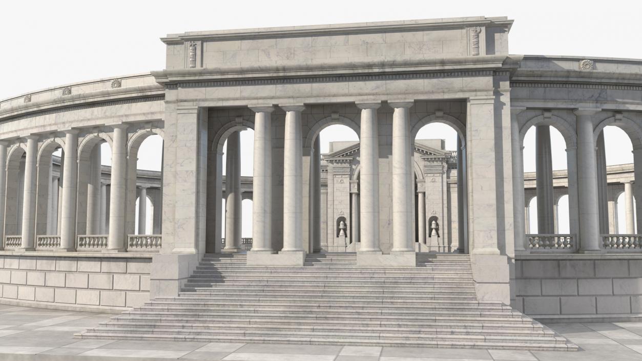 Arlington National Cemetery Memorial Amphitheater 3D model