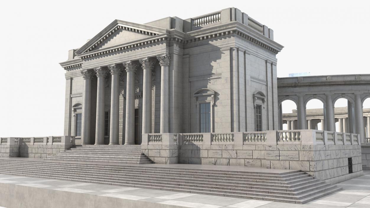 Arlington National Cemetery Memorial Amphitheater 3D model