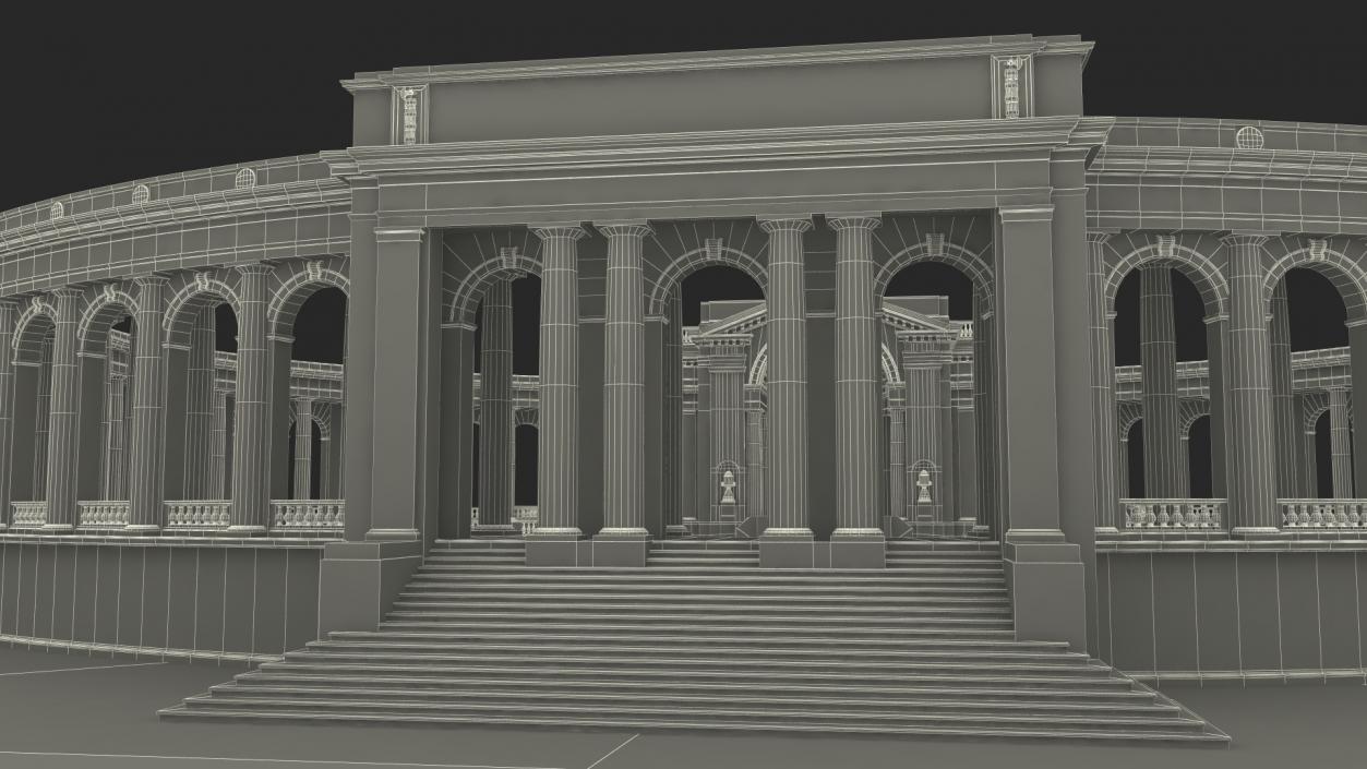 Arlington National Cemetery Memorial Amphitheater 3D model