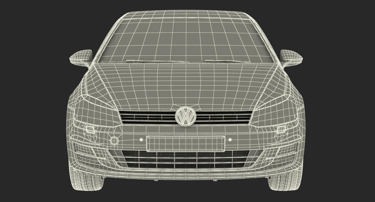 3D model Volkswagen Golf 2017