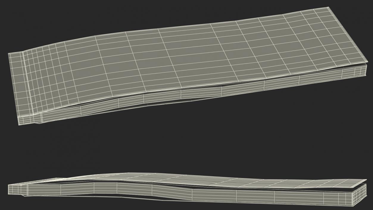 3D Bank Cheques Collection model