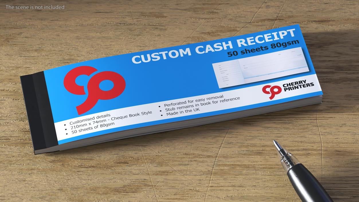 3D Bank Cheques Collection model