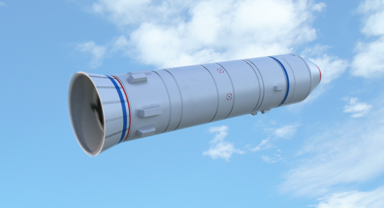 Taepodong 2 Nuclear Warhead 3D