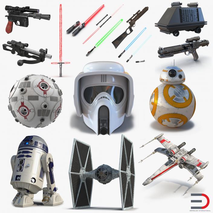 3D model Star Wars Collection