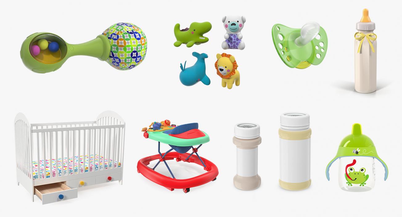 3D Childcare Products Collection 5