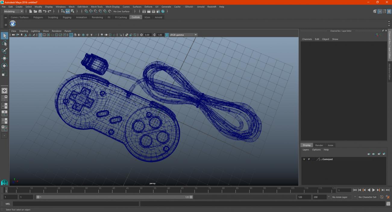 Gamepad 3D model