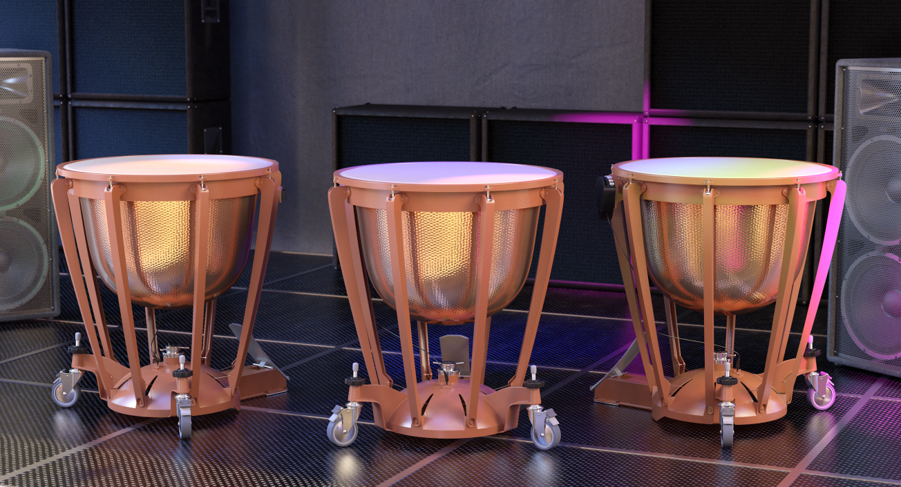 Copper Kettledrum 3D