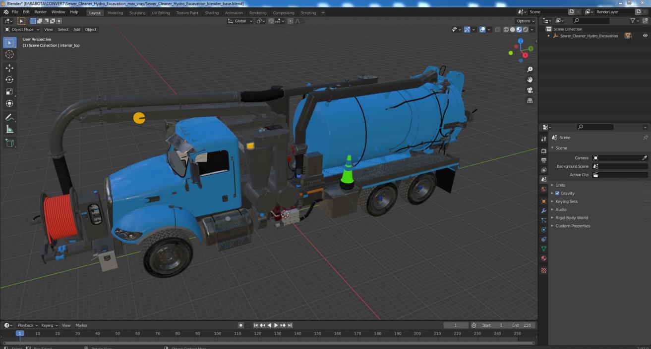 3D model Sewer Cleaner Hydro Excavation