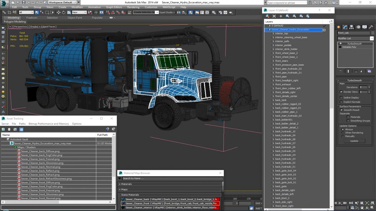 3D model Sewer Cleaner Hydro Excavation