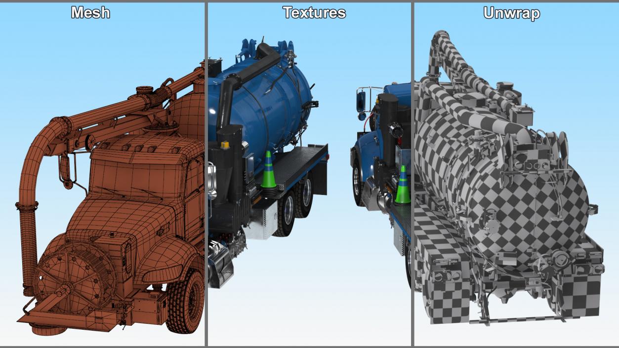 3D model Sewer Cleaner Hydro Excavation