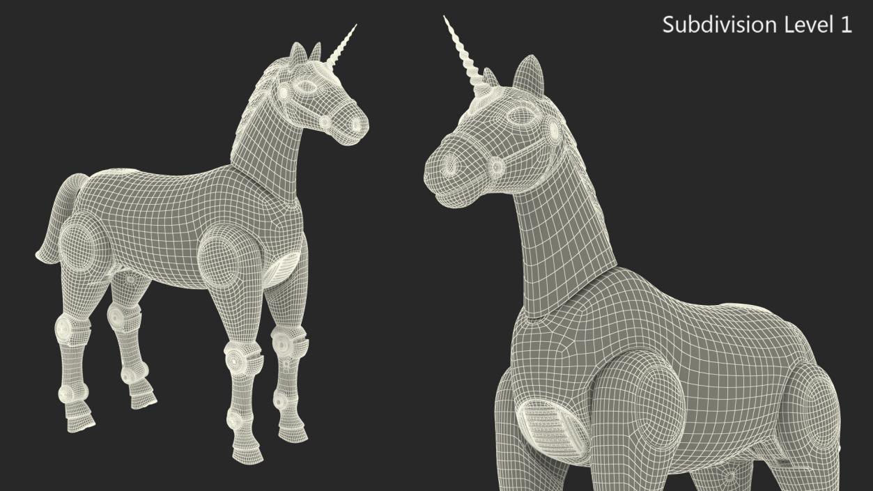 3D Robot Unicorn model