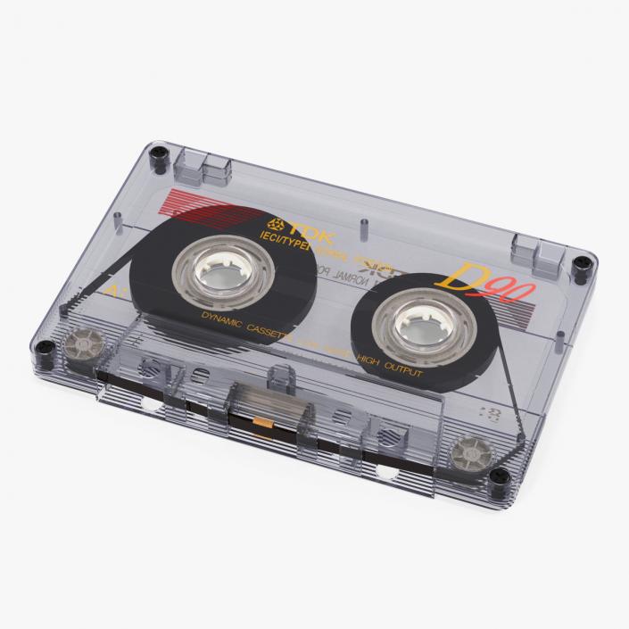 3D model Transparent Old Audio Cassette