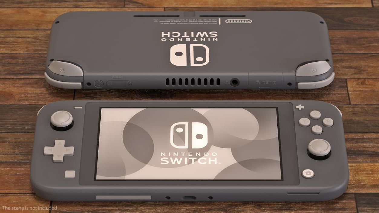 3D model Nintendo Switch Lite Gray