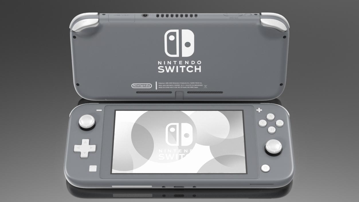 3D model Nintendo Switch Lite Gray