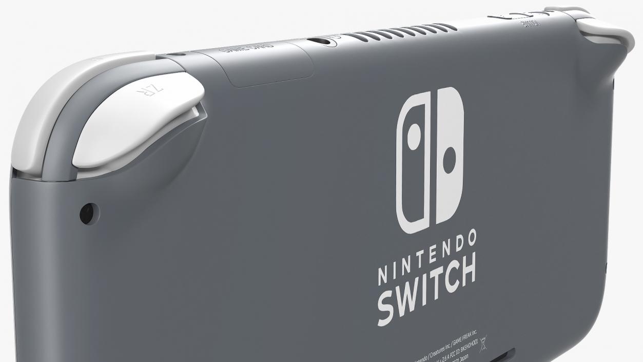 3D model Nintendo Switch Lite Gray