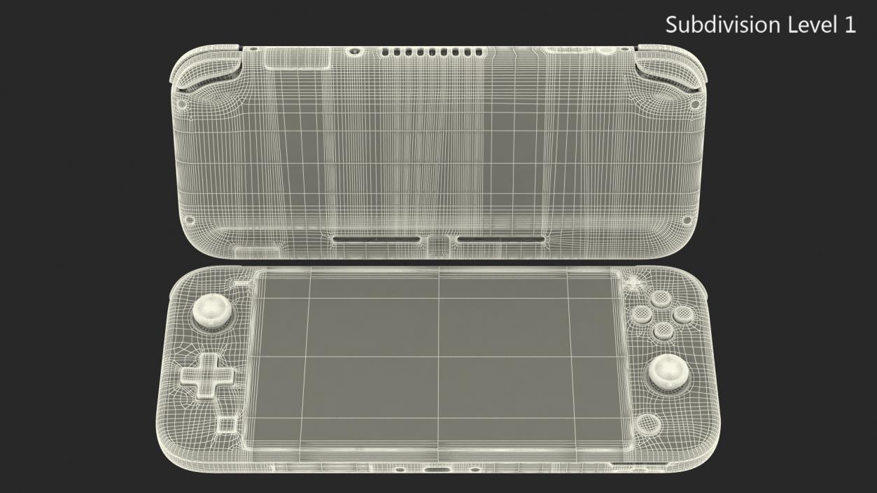 3D model Nintendo Switch Lite Gray