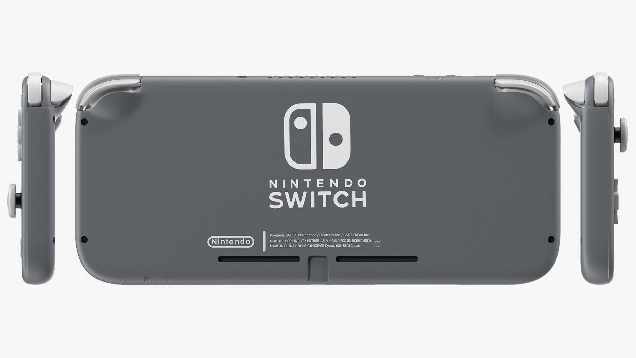 3D model Nintendo Switch Lite Gray