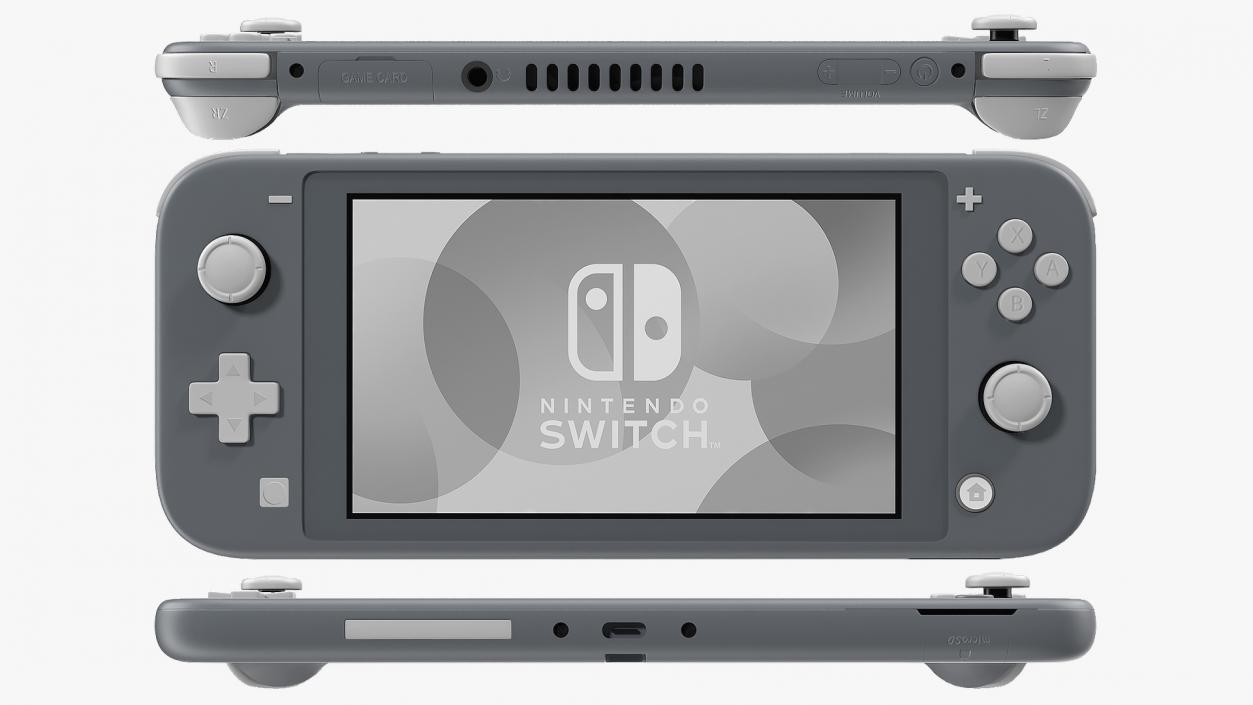 3D model Nintendo Switch Lite Gray